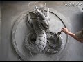 How to make a legendary dragon with cement