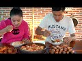'' Shrimp cooking '' - Country style food cooking - Cooking with Sreypov