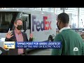 FedEx receives first delivery of electric trucks from GM's BrightDrop