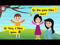 Basic Conversation for Kids| Speaking Practice | Simple Question and Answer | English Speaking | ESL