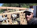 BIRDS MOUTH & PURLINS Cutting The Roof | Chicken coop build PART- 4
