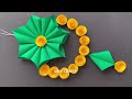 10 Unique Flower Wall Hanging / Quick Paper Craft For Home Decoration  Easy Wall Mate DIY Wall Decor