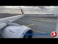 Turkish Airlines Takeoff From Istanbul new Airport