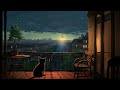 JUST 1 HOURS CHILL WITH MY CAT - Cozy lofi music and rain in background