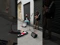 Busking in Dublin City centre