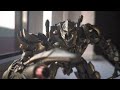 Transformers Stop Motion Animation Fight: Megatron ROTF VS Bumblebee ROTF