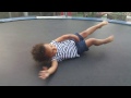 Scarlett on trampoline...