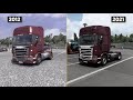 2012 vs 2023 - History of Euro Truck Simulator 2