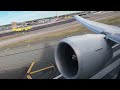 LOUD GE90 Engine Start, THRILLING Takeoff! | United 777-300ER | Newark EWR