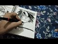 drawing sasuke from Naruto anime