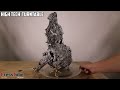 Casting GIANT Underground Wasp Nest with Molten Aluminum
