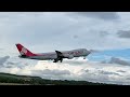 Cargolux 50 Years Boeing 747-8F Take Off at Prestwick Airport 2023