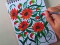 Flower painting tutorial /Easy painting