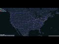 One Week of Amtrak Trains (Map)