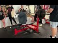 465lbs bench press