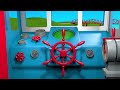 Boats and ships for children. Construction game: tugboat. Educational videos cartoons for toddlers