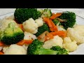 How to make Cauliflower Broccoli and Carrots