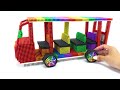 DIY - How To Make Ice Cream Vans For Hamster From Magnetic Balls  ASMR Video 4K
