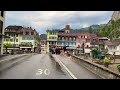 Interlaken Switzerland 4K - walking in the rain in the most beautiful Swiss town