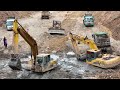 Operator Work In Skills Job Bulldozer Push Slope Leveling For Canal Building Technology