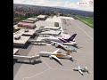Amazing Skill PILOT AIRBUS A380 THAI Airlines Landign at Bali Airport MSFS2020
