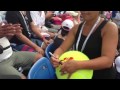 2013 US Open: Flavia Pennetta Signing