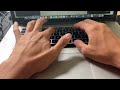 What typing at 70WPM on one hand looks like