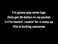 Macklemore- Thrift Shop- (ACCURATE LYRICS ON SCREEN)