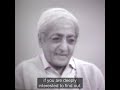 Ending hurt | Krishnamurti