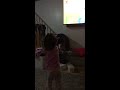 Baby Girl dancing Baby Shark