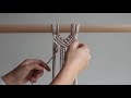 DIY Macrame Tutorial: June Series - Working with Colour! Ep. 2 - Double Half Hitch Pattern!