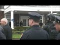 Trump attends the funeral of NYPD officer Jonathan Diller