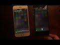Male and female Siri talking to each other!