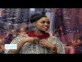 Esther Wahome unable to contain herself from Pastor Man Kush's jokes on religion  (UNEDITED VERSION)
