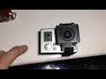 GoPro Hero3+ Silver turns on and off