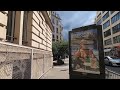 初夏のパリの街道をゆく（４K高画質フランス散歩）Walking around Paris, France, 4K
