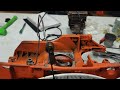 HOW TO SET UP A TIMING WHEEL ON A CHAINSAW. HUSKY 394XP