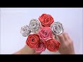 🌹 How do roses with a strip of paper (type quilling)