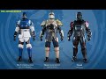 HELLDIVERS 2 All Armor Sets