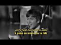 I saw her standing there - The Beatles (LYRICS/LETRA) [Original]