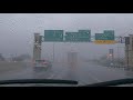 HEAVY RAIN while Driving - Rain Sounds for Sleep or Study Session
