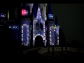 Amazing projection show on miniature Cinderella Castle model