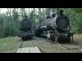 Abandoned Railway Deep In The Woods Of Maine With Dozens Of Freight Cars