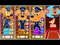 Police Officer 🆚 Sheriff Labrador 🎶 Tiles Hop EDM Rush