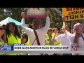 Biden slams abortion rules in Florida stop