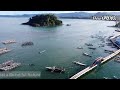 Activities of the Hamadi Fishermen's Village in Jayapura Papua and also as a Tourist Place