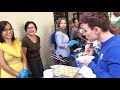 Americans eating Pani Puri, Indian Street Food, Americans eating Indian street food, Reaction video