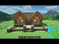 ⚒️ Minecraft : How To Build a Survival Oak House_[마인크래프트 건축 : 야생 참나무 하우스 만들기]