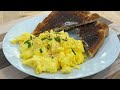 Scrambled Eggs. So fluffy, simple, and delicious!!