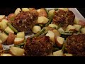 QUICK & EASY SHEET PAN DINNER | HOMEMADE HUMMUS RECIPE